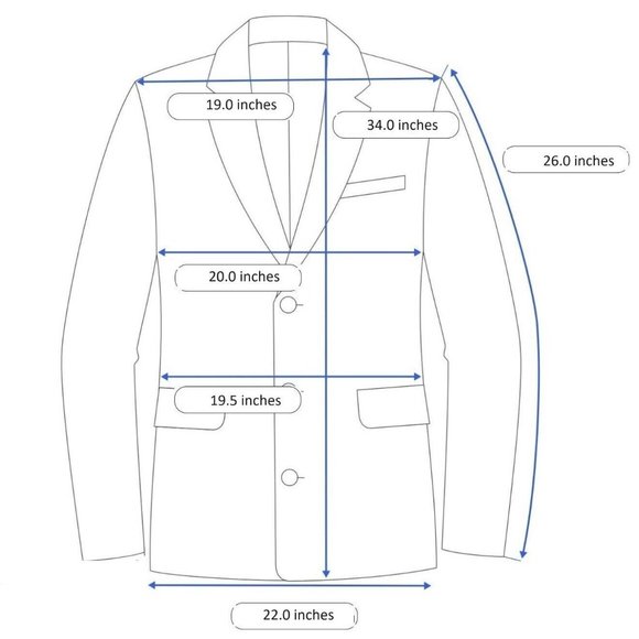 Kiton Blanc Blu Super 180 3 Roll 2 Button Wool 40R w/ Surgeons Cuff - Picture 2 of 12